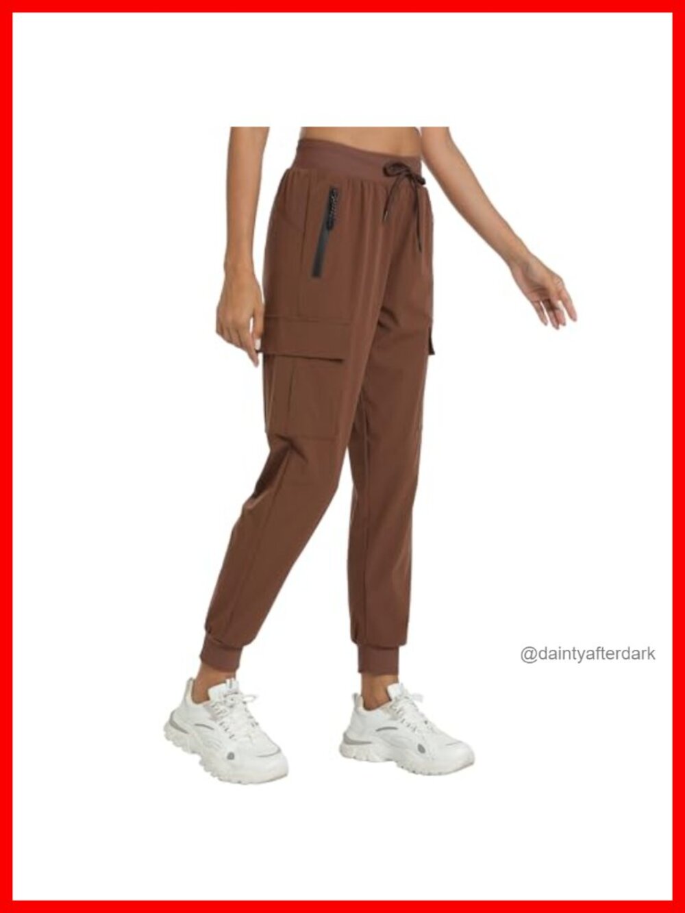 Women's Cargo Hiking Pants Lightweight Quick Dry Joggers 4 Pockets